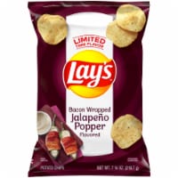 Lay's Bacon Wrapped Jalapeno Popper Duet Potato Chips Perspective: Main