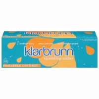 Klarbrunn® Pineapple Coconut Sparkling Water Cans Perspective: Main