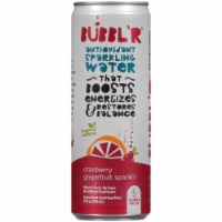 BUBBL'R Cranberry Grapefruit Sparkl’r Antioxidant Sparkling Water Can Perspective: Main