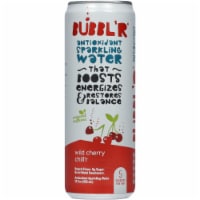 BUBBL'R Wild Cherry Chill'r Antioxidant Sparkling Water Can Perspective: Main