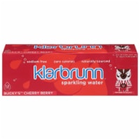 Klarbrunn Bucky's Cherry Berry Flavored Sparkling Water Cans