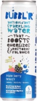 BUBBL'R Triple Berry Breez’r Antioxidant Sparkling Water Can Perspective: Main