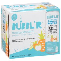 BUBBL'R Tropical Dream'r Antioxidant Sparkling Water Cans, 6 pk / 12 fl oz