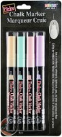 Bistro Chalk Marker Extra Fine Point Set 4/Pkg-Pastels (Assorted)