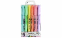 Bible Safe Gel Highlighters, Fluorescent Colors - Yellow, Orange, Pink,  Blue, Green, Purple, 6 Highlighters - Kroger