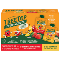 Tree Top® Fruit & Veggie Vitamin Immunity Brust Strawberry and Banana Pouches Perspective: Main