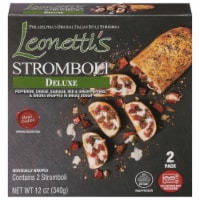 Leonetti’s Deluxe Sausage & Pepperoni & Roasted Vegetable Stromboli Perspective: Main