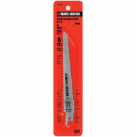 BLACK + DECKER 6 TPI Bi-Metal Reciprocating Saw Blade Perspective: Main
