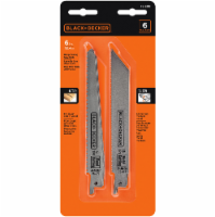 BLACK + DECKER Reciprocating Saw Blade - 6 Piece Perspective: Main