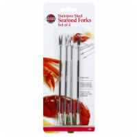 Norpro Stainless Steel Seafood Forks Set - Silver Perspective: Main