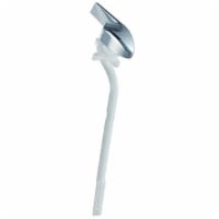 PlumbCraft® Chrome Side Mounted Flush Lever - Silver Perspective: front