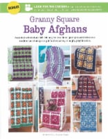 Leisure Arts Granny Square Baby Afghans Crochet Bk
