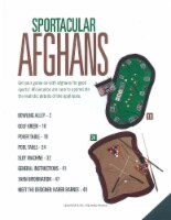 Leisure Arts Sportacular Afghans Crochet Bk