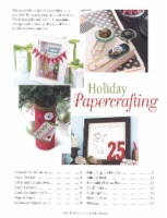 Leisure Arts Holiday Papercrafting Bk
