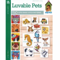Leisure Arts Cross Stitch Luvable Pets Bk