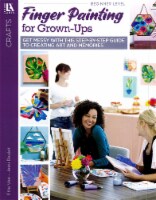 Leisure Arts Crafts Finger Painting For GrownUp Bk