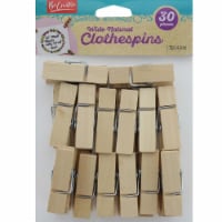 Leisure Arts Bundle ClothespinWood 1.75 Nat 30pc