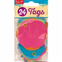 Leisure Arts Scrap Tag w/Twine Bright 24pc