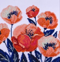 Diamond Art Kit 12x12 Intermediate Poppies