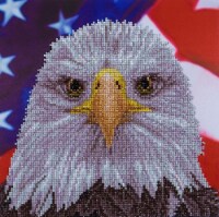Diamond Art Kit 12x12 Intermediate Bald Eagle
