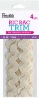 EBL Ric Rac 11/16 4yd Ivory