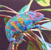 Diamond Art Kit 12x12 Intermediate Chameleon