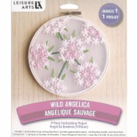 Leisure Arts Kit Embroidery 6 Wild Angelica