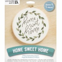 Leisure Arts Kit Embroidery 6 Home Sweet Home