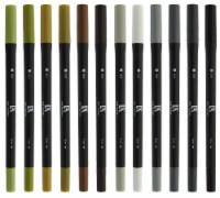 Leisure Arts Dot Marker 12pc Neutral