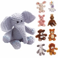 Leisure Arts Little Crochet Friend Kit Sm Elephant