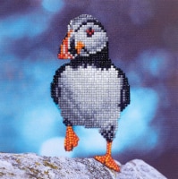 Diamond Art Kit 8x8 Beginner Puffin
