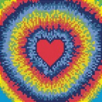 Amazon.com: DIAMOND DOTZ Patchwork Heart Valentines Diamond