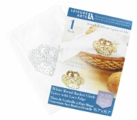 Leisure Arts Bread Basket Cloth Cover Bread&Wheat