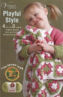 Leisure Arts Vanna's Choice Playful Style Cro Bk