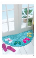 Leisure Arts Half Moon Rugs Crochet Bk