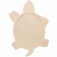 Welled Wood Surface w/Turtle 14x10