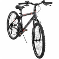 Huffy Boys' Granite Gray/Black Bicycle Perspective: Main