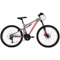 Huffy Marker Boys’ 21-Speed Mountain Bike - Silver Perspective: Main