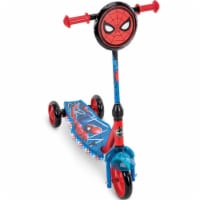 Huffy® Red/Blue Electrolight Spider-Man 3 Wheel Scooter Perspective: Main