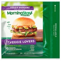 MorningStar Farms Veggie Lovers Vegan Burgers Perspective: Main