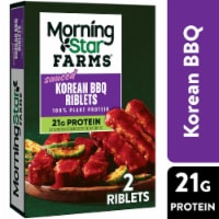 MorningStar Farms® Korean BBQ Vegan Sauced Riblets Perspective: Main