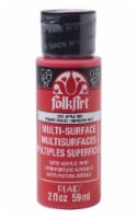 Plaid FolkArt Satin Apple Red Hobby Paint 2 oz. - Total Qty: 3