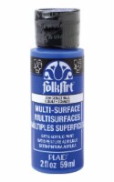 Plaid FolkArt Satin Cobalt Blue Hobby Paint 2 oz. - Total Qty: 3