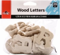 Plaid® Wood Letters - Fun Font Perspective: Main