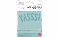 Plaid Fabric Creations Adh Stencil 3x3 3pc Tween