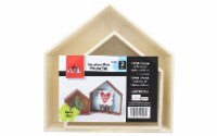 Plaid Wood Shadowbox House Set Perspective: Main