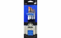 Plaid FolkArt Brush Set Soft Grip Angler 4pc