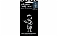 Plaid Peeps Family Decals Outdoor Boy
