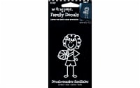 Plaid Peeps Family Decals Basketball Girl