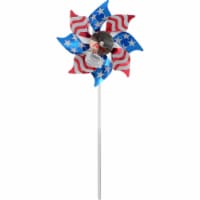Slinky Plastic Independence Day Spin Wheel - Red/White/Blue Perspective: Main